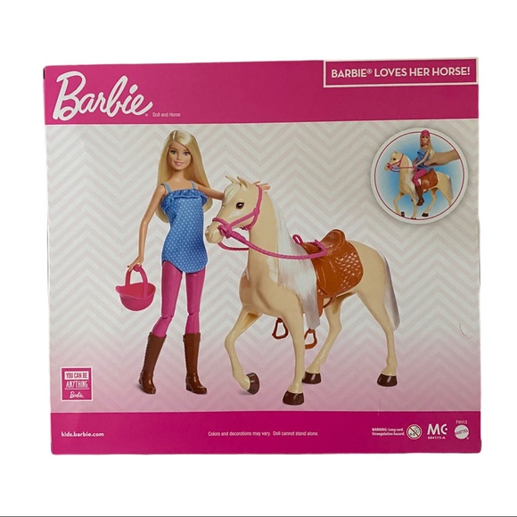 Barbie Toys Blonde Barbie Doll Equestrian Horse Play Set Nib Poshmark